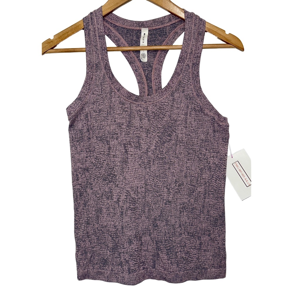 Athleta Ultimate Scoop Tank Heather Purple Athletic Racerback Tank Top Size XS